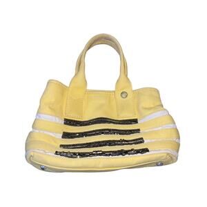 Marc by Marc Jacobs St. Tropez Canvas Handbag Tote Sequin Flaw Spring Summer